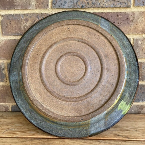 VTG 1981 Richard Meyer for Sunstone La Jolla Floral Platter 14 3/8” - Picture 8 of 12